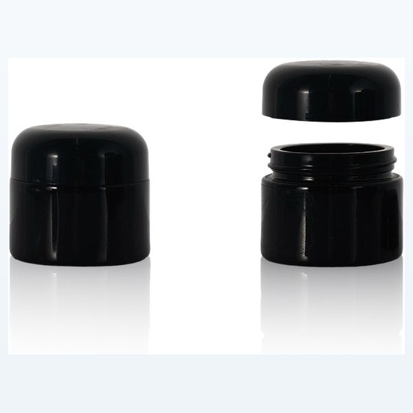 black glass child-resistant jar light-resistant cannabis storage — wholesale glass packaging from Eaglebottle China factory