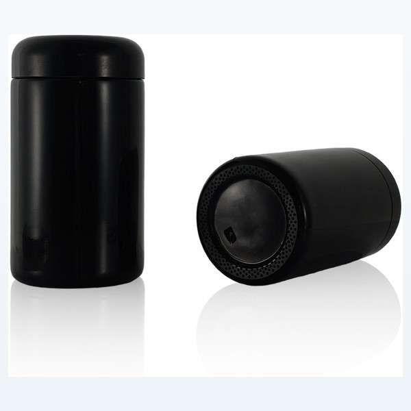 black glass child-resistant jar opaque black stash jar, wholesale — wholesale glass packaging from Eaglebottle China factory