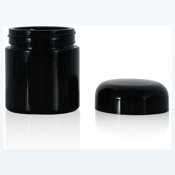 black glass child-resistant jar light-resistant cannabis storage — wholesale glass packaging from Eaglebottle China factory