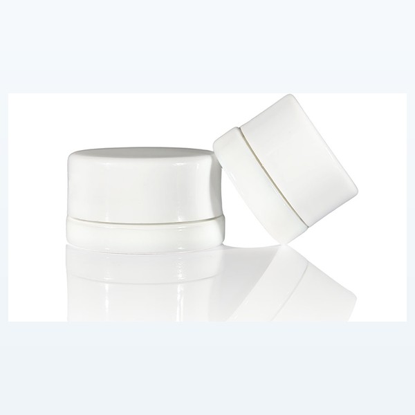 round glass concentrate jar wax & dab container مع screw lid — wholesale glass packaging from Eaglebottle China factory