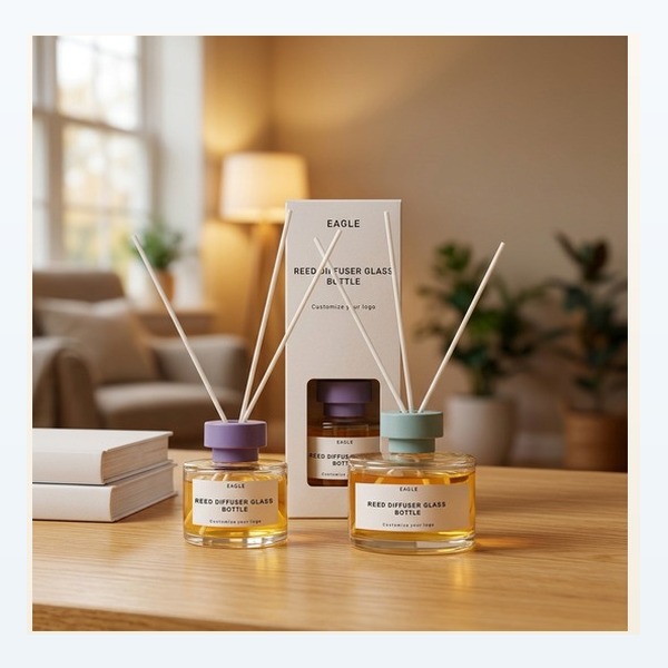 <bdi>100 ml</bdi> glass reed diffuser bottle aroma diffuser refill bottle — wholesale glass packaging from Eaglebottle China factory