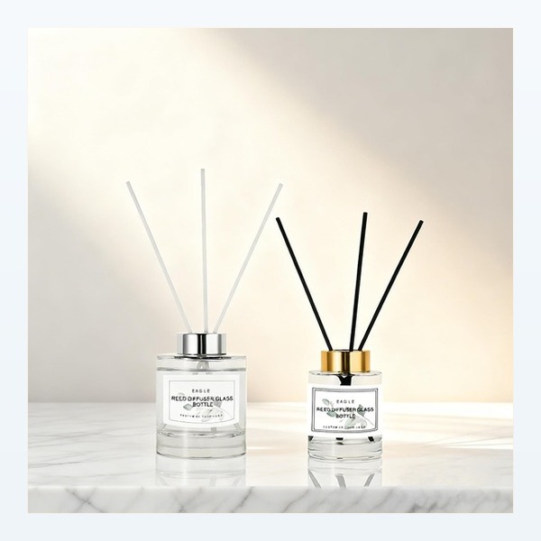 <bdi>100 ml</bdi> glass reed diffuser bottle scent diffuser bottle مع cork — wholesale glass packaging from Eaglebottle China factory