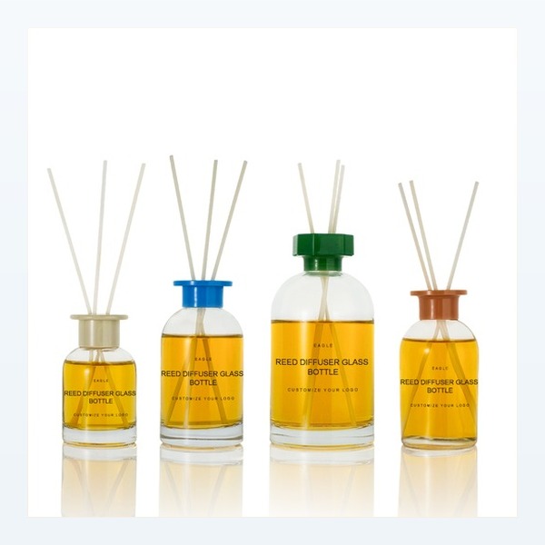 <bdi>50 ml</bdi> glass reed diffuser bottle مع collar neck — wholesale glass packaging from Eaglebottle China factory