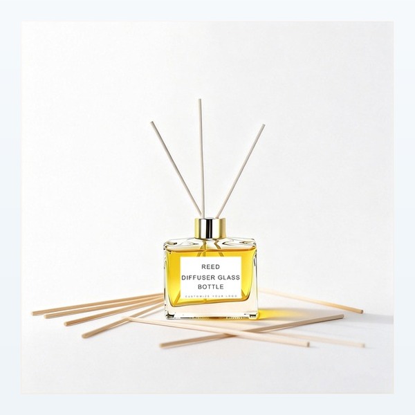 <bdi>50 ml</bdi> glass reed diffuser bottle aroma diffuser refill bottle — wholesale glass packaging from Eaglebottle China factory