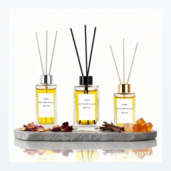 <bdi>50 ml</bdi> glass reed diffuser bottle scent diffuser bottle مع cork — wholesale glass packaging from Eaglebottle China factory