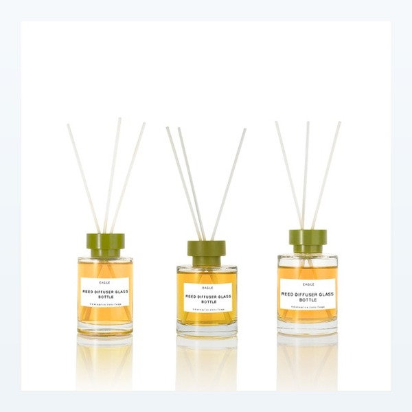 <bdi>100 ml</bdi> glass reed diffuser bottle home fragrance container, bulk — wholesale glass packaging from Eaglebottle China factory