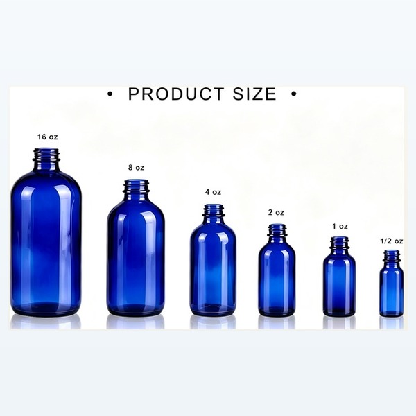<bdi>1/2 oz</bdi> – <bdi>16 oz</bdi> cobalt blue glass قطارة bottle wholesale قطارة packaging — wholesale glass packaging from Eaglebottle China factory