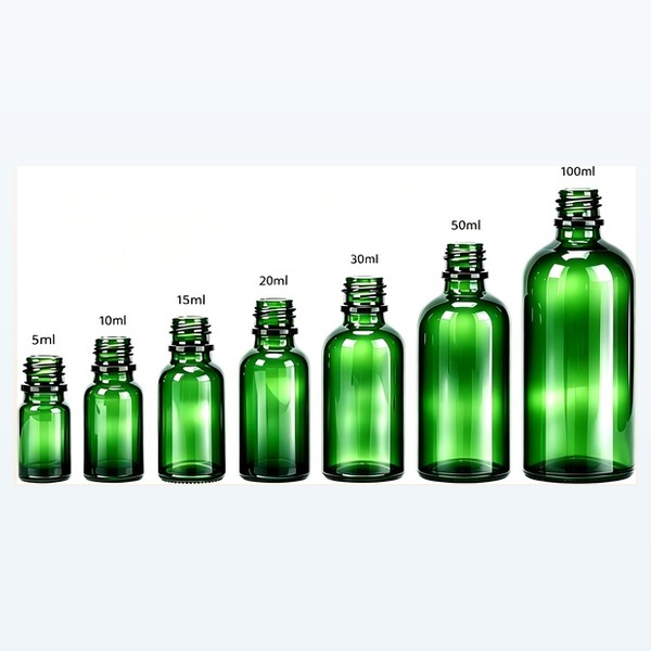 <bdi>5 ml</bdi> – <bdi>100 ml</bdi> green glass قطارة bottle tincture bottle مع قطارة cap — wholesale glass packaging from Eaglebottle China factory