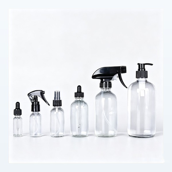 clear round glass قطارة bottle euro قطارة لـ oils & serums — wholesale glass packaging from Eaglebottle China factory
