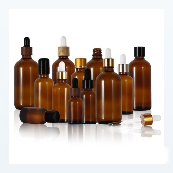 amber round glass قطارة bottle لـ tinctures & essential oils — wholesale glass packaging from Eaglebottle China factory