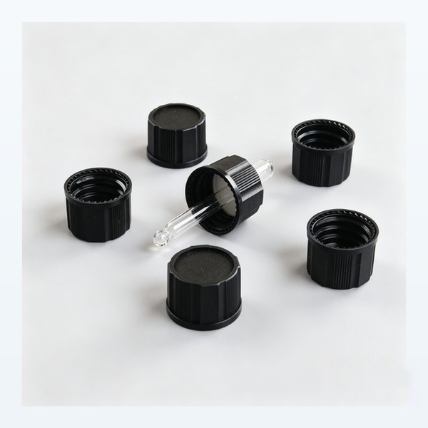 ribbed glass قطارة bottle مع glass ماصة — wholesale glass packaging from Eaglebottle China factory