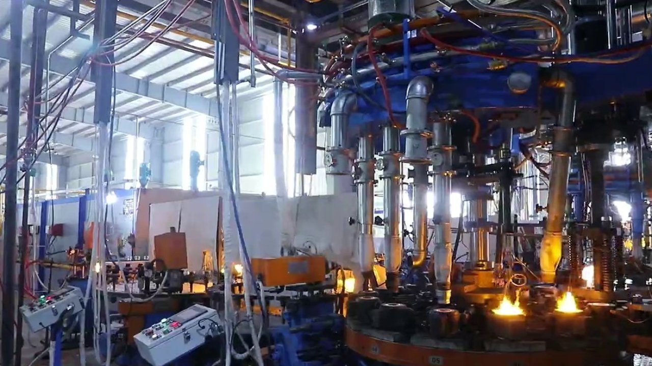 Vidrio packaging production area at the Eagle Vidrio facility in Xuzhou