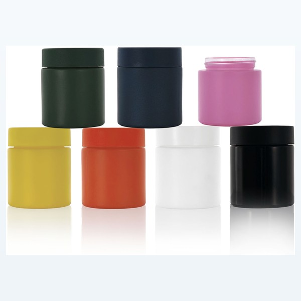 colored child-resistant glass flower jar airtight bud storage, bulk wholesale — wholesale glass packaging from Eaglebottle China factory