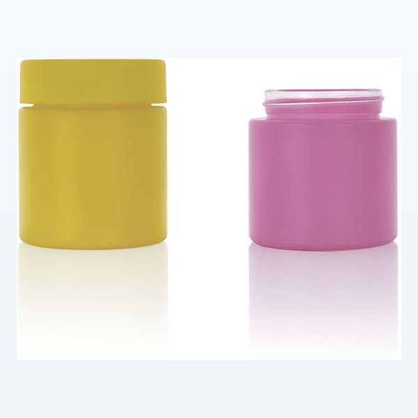 colored child-resistant glass flower jar smell-proof marijuana storage — wholesale glass packaging from Eaglebottle China factory