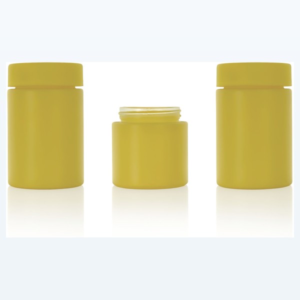 colored child-resistant glass flower jar cr lid herb storage لـ dispensaries — wholesale glass packaging from Eaglebottle China factory