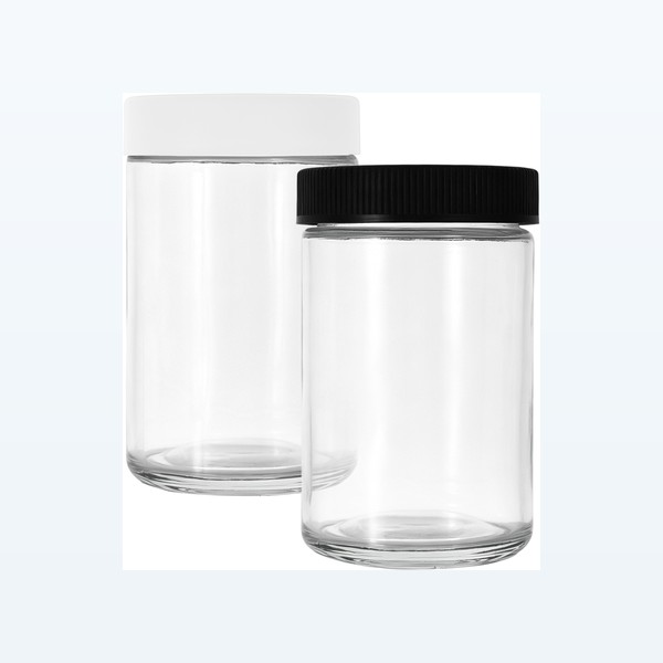 <bdi>10 oz</bdi> / <bdi>300ml</bdi> child-resistant glass flower jar smell-proof marijuana storage — wholesale glass packaging from Eaglebottle China factory