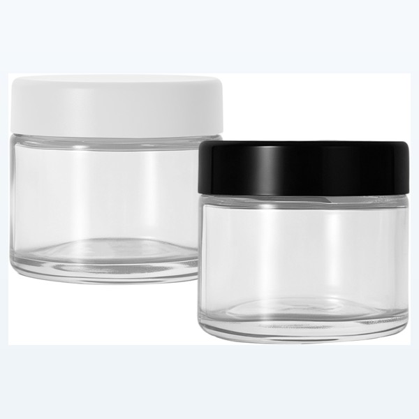 <bdi>2 oz</bdi> / <bdi>60ml</bdi> child-resistant glass flower jar airtight cannabis flower storage — wholesale glass packaging from Eaglebottle China factory
