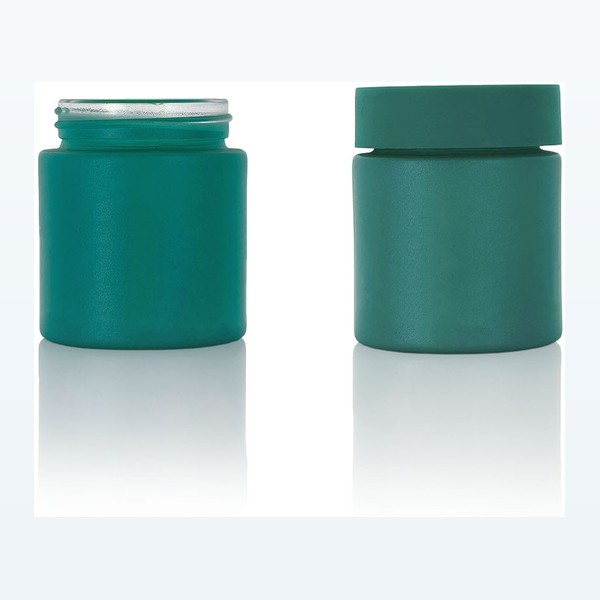 colored child-resistant glass flower jar cr lid herb storage لـ dispensaries — wholesale glass packaging from Eaglebottle China factory