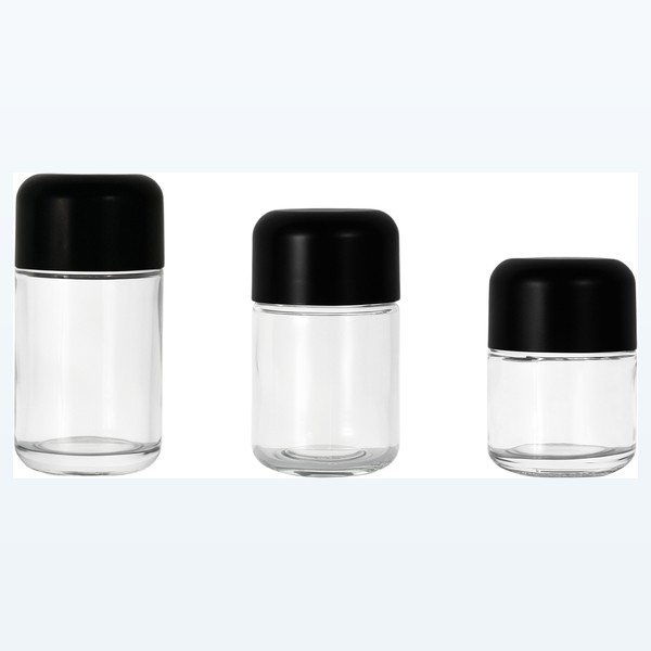 colored child-resistant glass flower jar airtight flower container, wholesale — wholesale glass packaging from Eaglebottle China factory