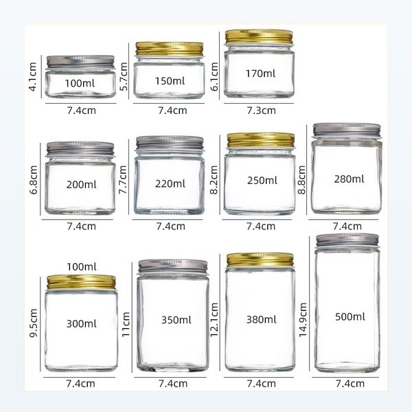 round glass food jar canning & preserving jar — wholesale glass packaging from Eaglebottle China factory