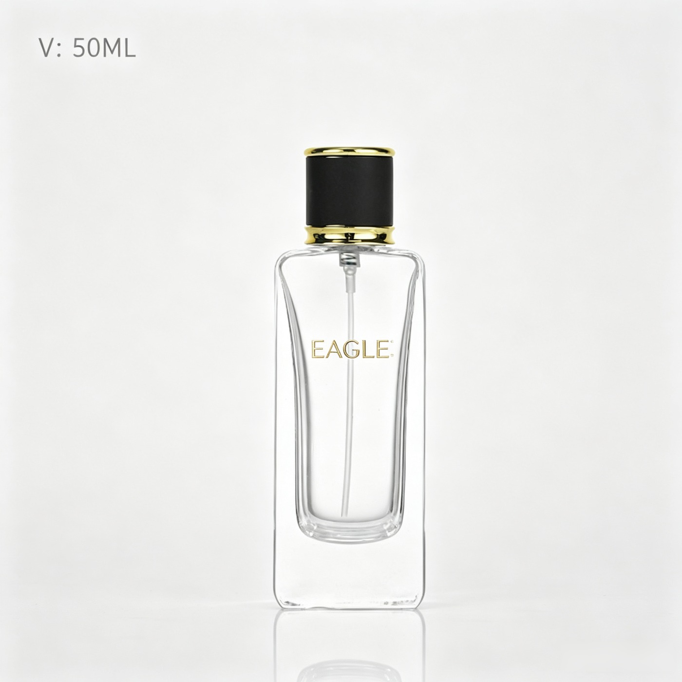 Glass perfume bottles in 10 ml to 150 ml sizes