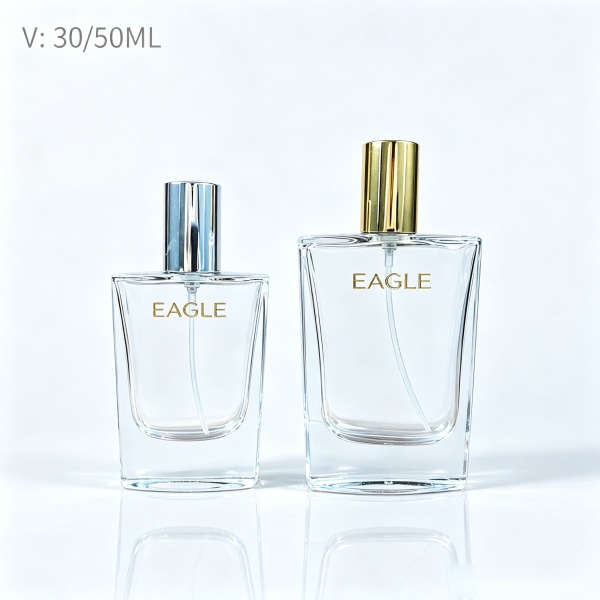 <bdi>30 ml</bdi> square gradient fade glass perfume bottle luxury fragrance bottle, bulk — wholesale glass packaging from Eaglebottle China factory