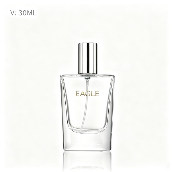 <bdi>75 ml</bdi> square gradient fade glass perfume bottle cologne & fragrance spray bottle — wholesale glass packaging from Eaglebottle China factory