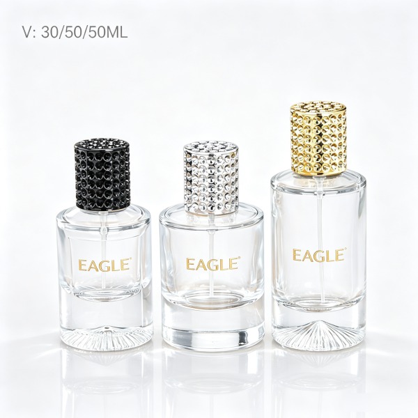 <bdi>30 ml</bdi> square tinted smoke glass perfume bottle refillable spray bottle, wholesale — wholesale glass packaging from Eaglebottle China factory