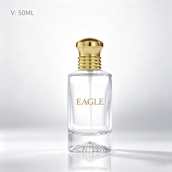 <bdi>50 ml</bdi> / <bdi>50 ml</bdi> rectangular amber glass perfume bottle refillable spray bottle, wholesale — wholesale glass packaging from Eaglebottle China factory