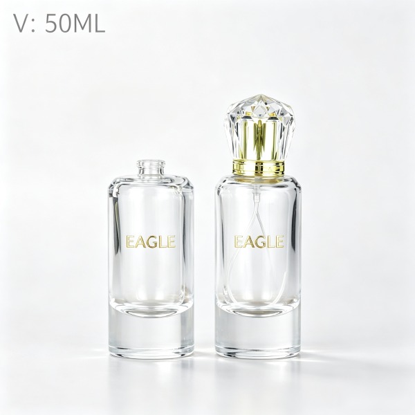 <bdi>25 ml</bdi> tall slim frosted glass perfume bottle luxury fragrance bottle, bulk — wholesale glass packaging from Eaglebottle China factory