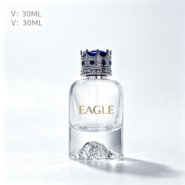 30 + <bdi>50 ml</bdi> rectangular glass perfume bottle مع mist sprayer & collar — wholesale glass packaging from Eaglebottle China factory