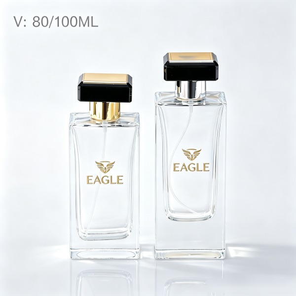 <bdi>50 ml</bdi> / <bdi>50 ml</bdi> cylindrical amber glass perfume bottle refillable spray bottle, wholesale — wholesale glass packaging from Eaglebottle China factory