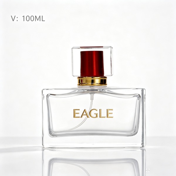 <bdi>50 ml</bdi> rectangular glass perfume bottle cologne & fragrance spray bottle — wholesale glass packaging from Eaglebottle China factory