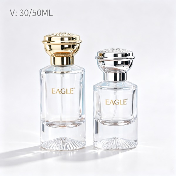 <bdi>30 ml</bdi> square frosted glass perfume bottle refillable spray bottle, wholesale — wholesale glass packaging from Eaglebottle China factory