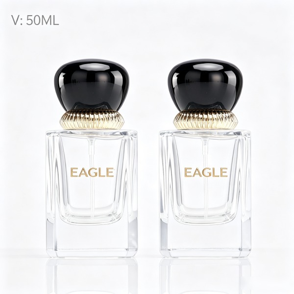 <bdi>30 ml</bdi> square gradient fade glass perfume bottle refillable spray bottle, wholesale — wholesale glass packaging from Eaglebottle China factory