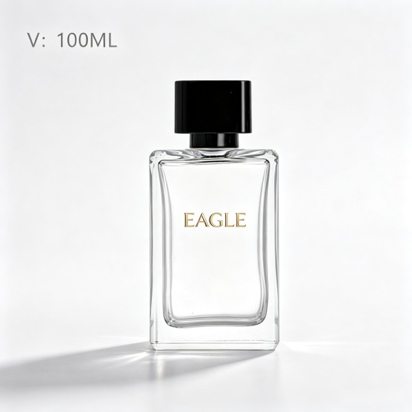 <bdi>50 ml</bdi> rectangular gradient fade glass perfume bottle cologne & fragrance spray bottle — wholesale glass packaging from Eaglebottle China factory