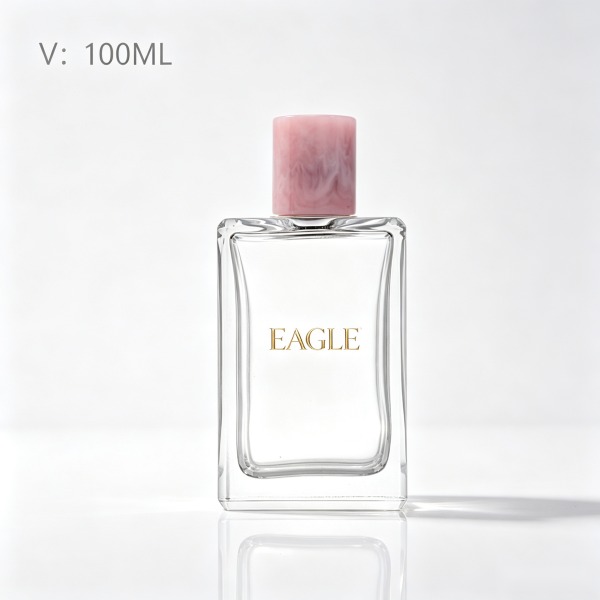 <bdi>50 ml</bdi> / <bdi>50 ml</bdi> rectangular gradient fade glass perfume bottle مع fine-mist atomizer — wholesale glass packaging from Eaglebottle China factory