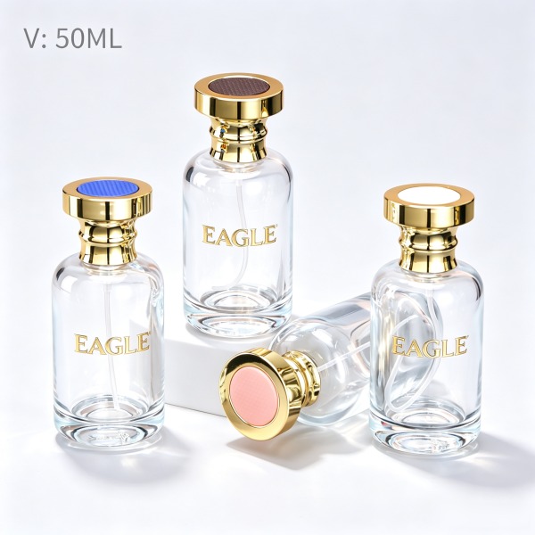 30 + <bdi>50 ml</bdi> rectangular gradient fade glass perfume bottle cologne & fragrance spray bottle — wholesale glass packaging from Eaglebottle China factory