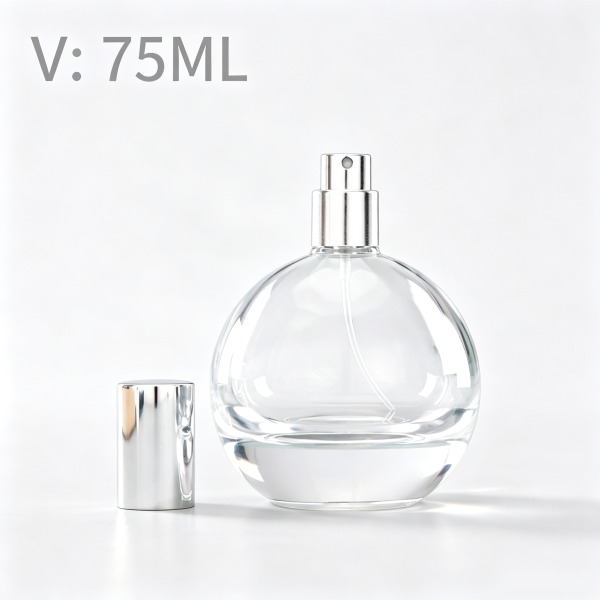 30 + <bdi>50 ml</bdi> cylindrical amber glass perfume bottle cologne & fragrance spray bottle — wholesale glass packaging from Eaglebottle China factory