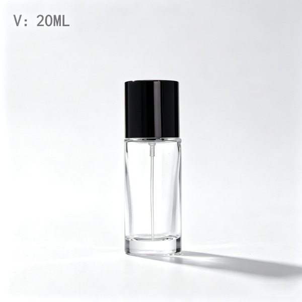 <bdi>50 ml</bdi> / <bdi>50 ml</bdi> square glass perfume bottle مع mist sprayer & collar — wholesale glass packaging from Eaglebottle China factory