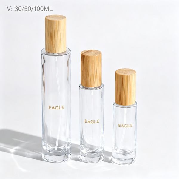 <bdi>50 ml</bdi> / <bdi>50 ml</bdi> rectangular tinted smoke glass perfume bottle refillable spray bottle, wholesale — wholesale glass packaging from Eaglebottle China factory