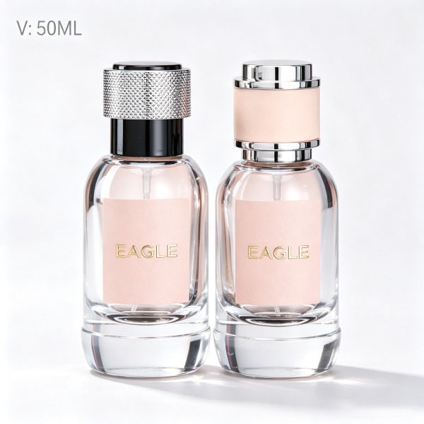 <bdi>30 ml</bdi> square clear glass perfume bottle luxury fragrance bottle, bulk — wholesale glass packaging from Eaglebottle China factory