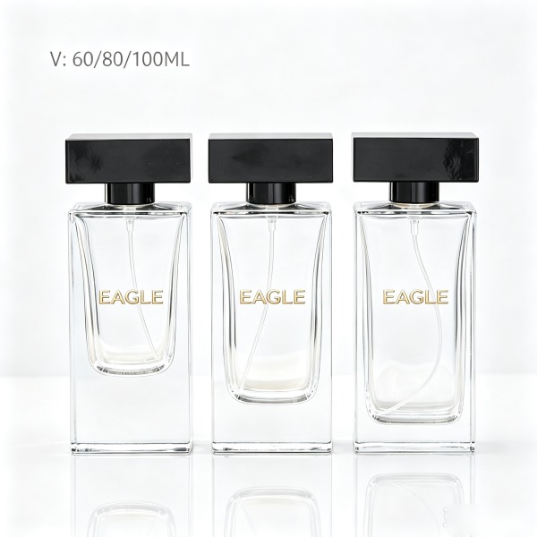 30 + <bdi>50 ml</bdi> round glass perfume bottle مع mist sprayer & collar — wholesale glass packaging from Eaglebottle China factory