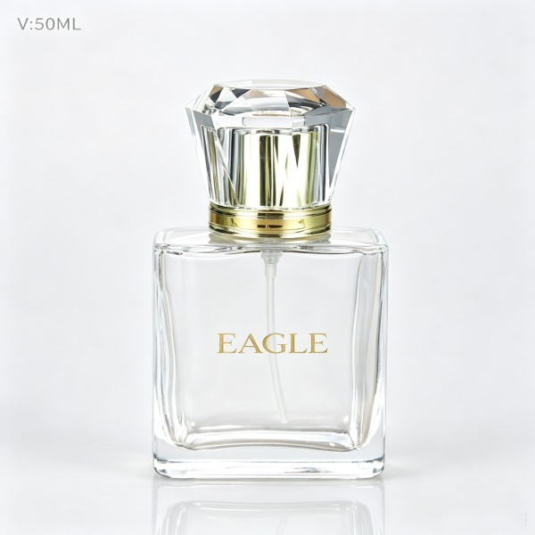 <bdi>25 ml</bdi> tall slim tinted smoke glass perfume bottle refillable spray bottle, wholesale — wholesale glass packaging from Eaglebottle China factory