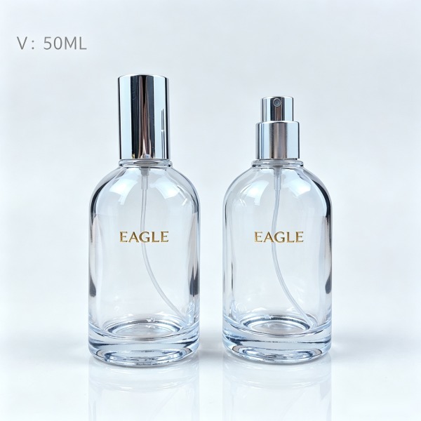 <bdi>50 ml</bdi> rectangular tinted smoke glass perfume bottle luxury fragrance bottle, bulk — wholesale glass packaging from Eaglebottle China factory