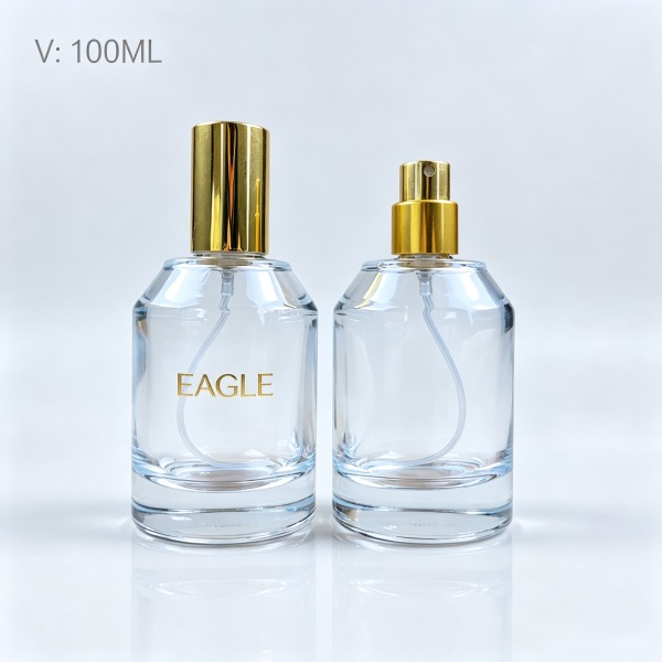 30 + <bdi>50 ml</bdi> round clear glass perfume bottle cologne & fragrance spray bottle — wholesale glass packaging from Eaglebottle China factory