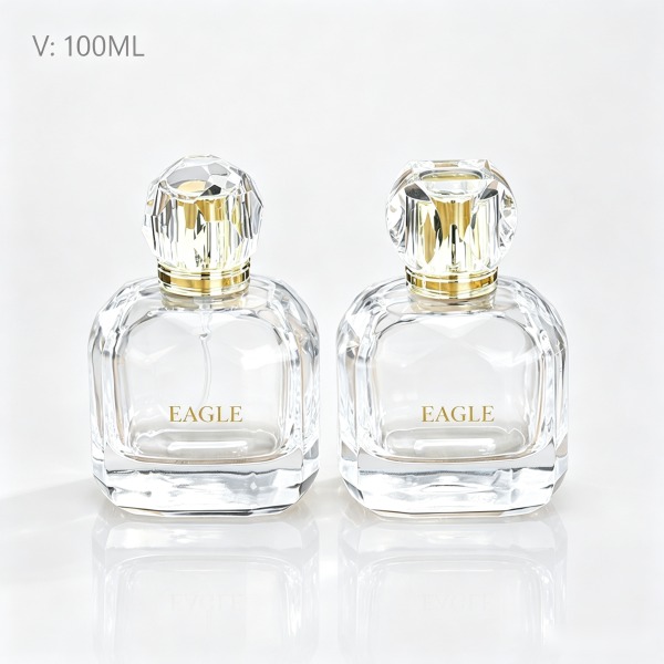 30 + <bdi>50 ml</bdi> square frosted glass perfume bottle cologne & fragrance spray bottle — wholesale glass packaging from Eaglebottle China factory