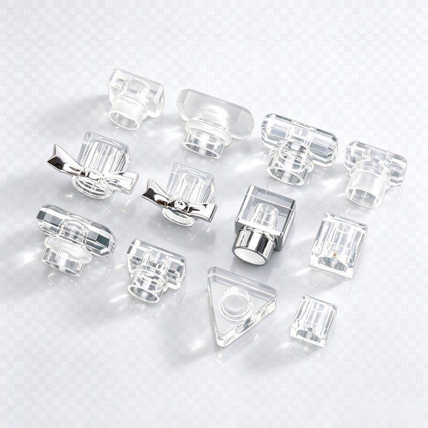 30 + <bdi>50 ml</bdi> square glass perfume bottle مع mist sprayer & collar — wholesale glass packaging from Eaglebottle China factory