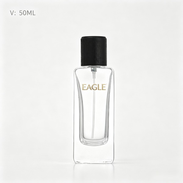 <bdi>50 ml</bdi> / <bdi>50 ml</bdi> cylindrical amber glass perfume bottle refillable spray bottle, wholesale — wholesale glass packaging from Eaglebottle China factory