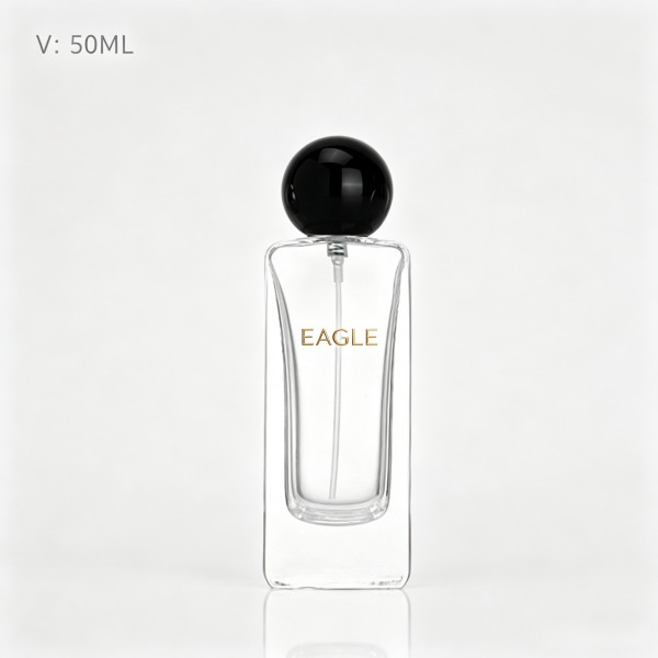 30 + <bdi>50 ml</bdi> square frosted glass perfume bottle cologne & fragrance spray bottle — wholesale glass packaging from Eaglebottle China factory